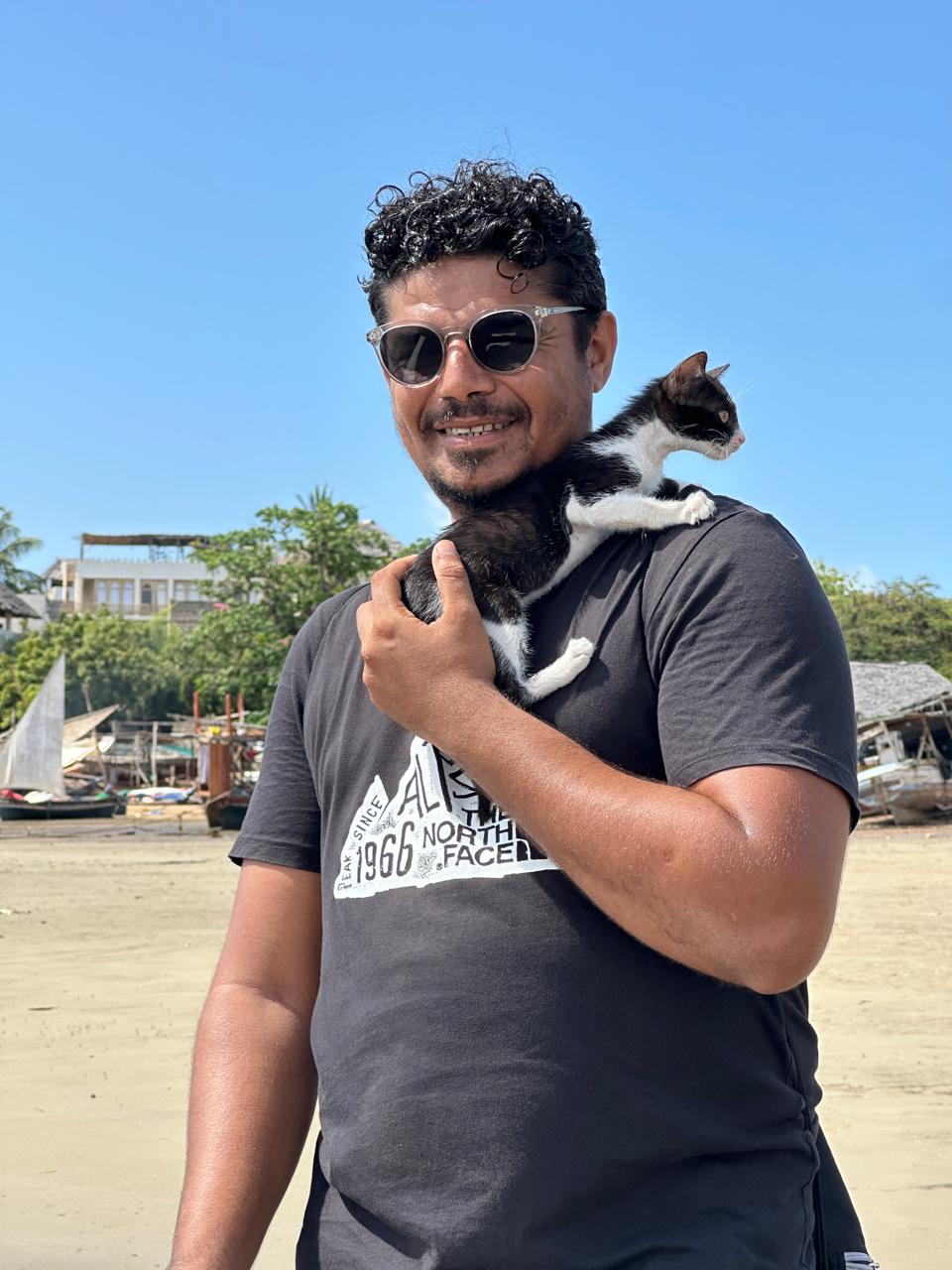 Captain Sheikh at the helm of Kilindini
